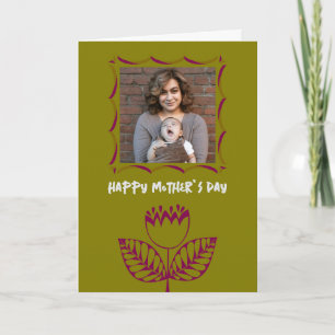 Añadir tu foto - Tarjeta de Día de la Madre Person