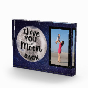 Añadir tu foto te amo a la luna y atrás