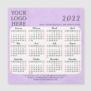 Añadir tu logotipo 2022 Business Calendar Magnet P
