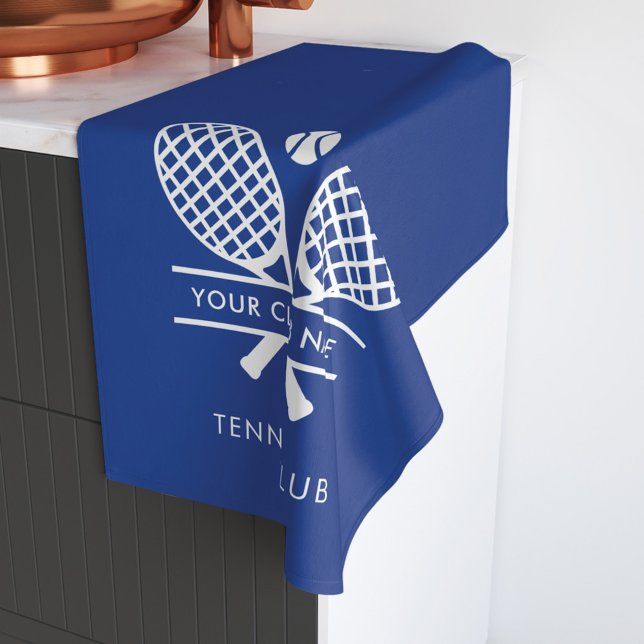 Añadir tu nombre de club Lawn Tennis Team Blue Per (Tennis Club Swag Hand Towel)