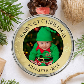 Añadir tu ornamento de foto (Navidades del primer 