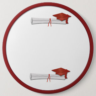 Añadir tu propio botón de graduación rojo de texto