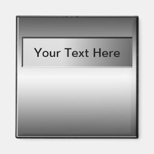 Añadir un imán de aspecto de placa Metalizado de t