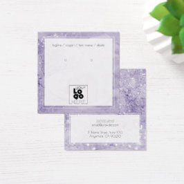 Añadir Un Logo Amethyst Purpurina Marble Earring D