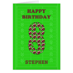 Añadir un nombre 8º Fútbol de cumpleaños