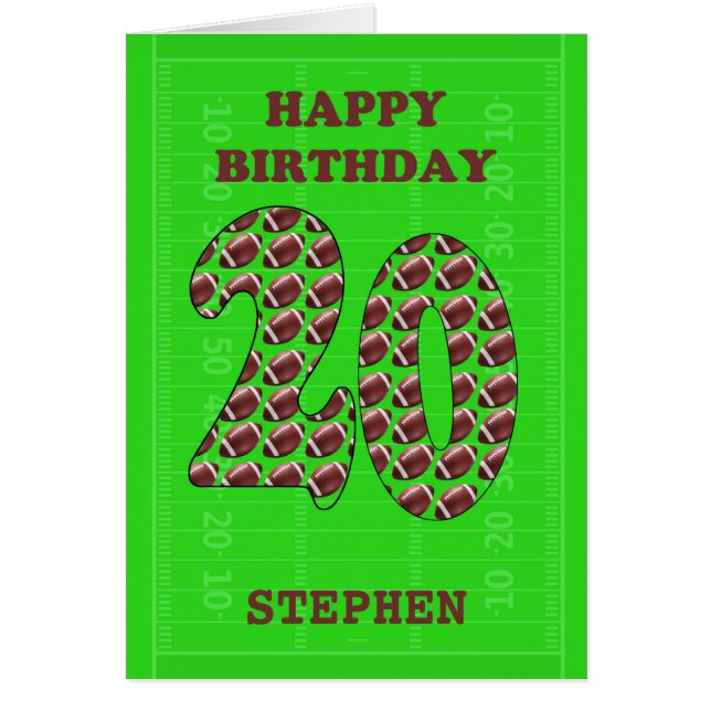 Añadir un nombre a las bolas de fútbol de cumpleañ (Frente)