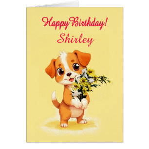 Añadir un nombre de pagina de cumpleaños y flores
