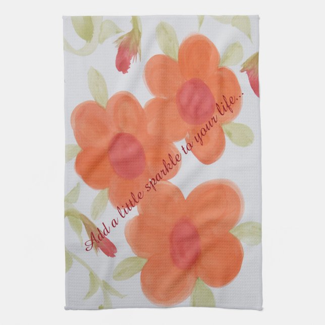 Añadir un poco de brillo - Toalla de mano (Vertical)