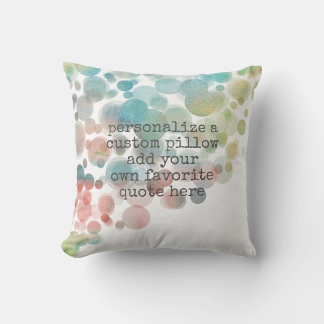 añadir una acuarela de almohada propia (Anverso)