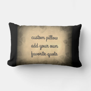 añadir una cita de diseño de sepia de almohada y h