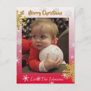 Añadir una foto a esta tarjeta de Navidades Red Sn