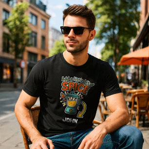 Añadir una pequeña especia - camiseta de nombre pe