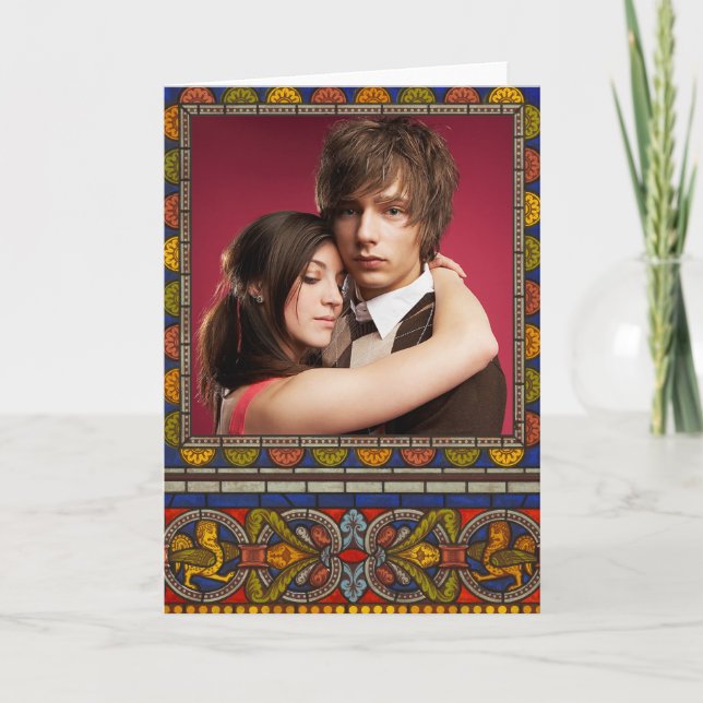 Añadir una plantilla gótica medieval de fotos (Anverso)