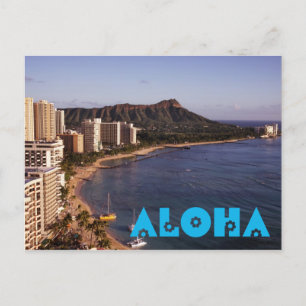 Añadir una postal de fotos de vacaciones en Hawái