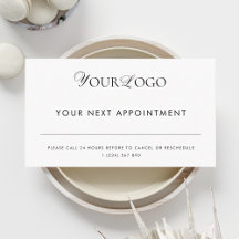 Añadir una tarjeta de cita profesional delgada con