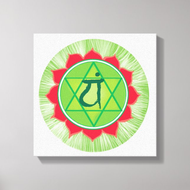 Anahata chakra Decoración de la pared central del  (Anverso)