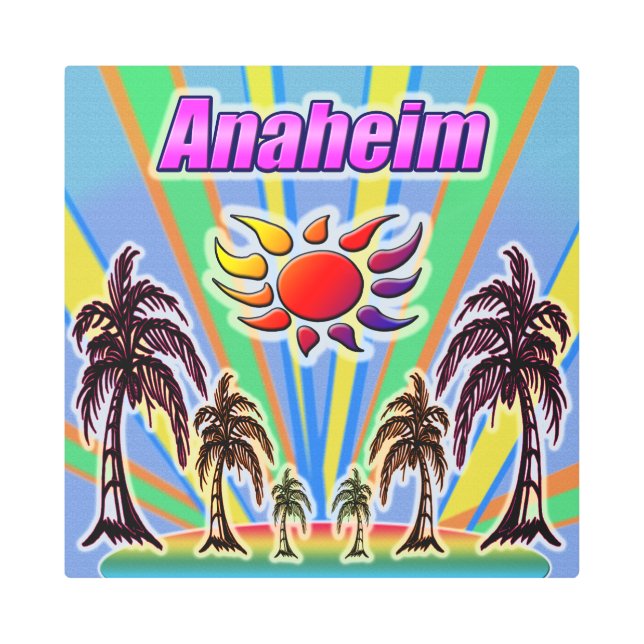 Anaheim Summer Love Arte Metalizado (Anverso)