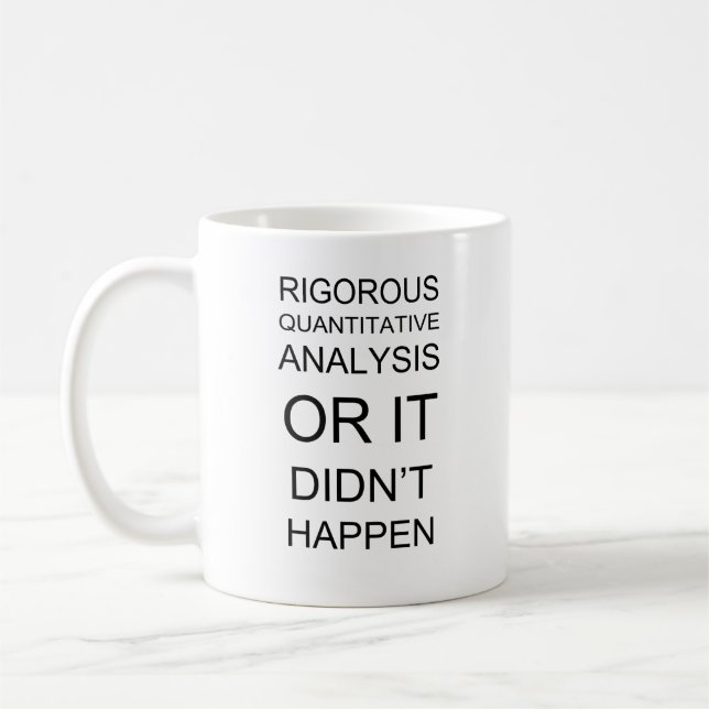 Análisis cuantitativo riguroso - blanco taza de 11 (Izquierda)