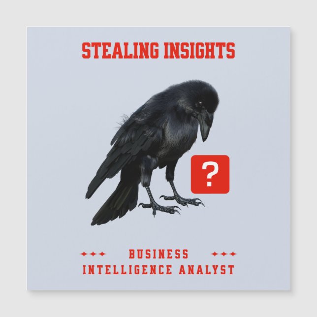 Analista de Inteligencia Comercial Crow (Anverso)