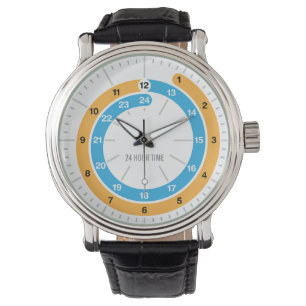 Análogo 24 relojes de la hora