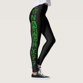 Anarquía 77 (VERDE) Leggings
