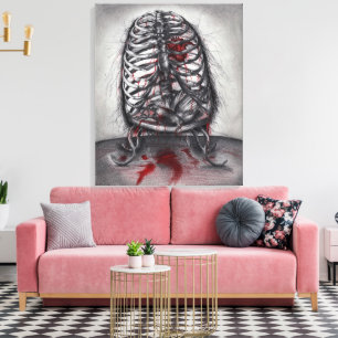 Anatomía de Jaula Vacía Arte Sobrenatural Horror G