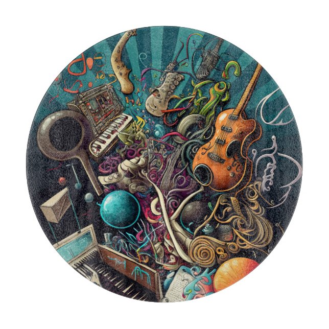 Anatomía de la tabla de corte de música (Anverso)