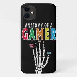 Anatomía De Un Funda Gracioso Del Skeleton De Game
