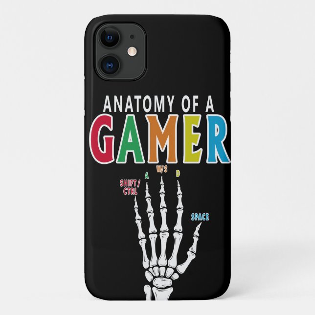 Anatomía De Un Funda Gracioso Del Skeleton De Game (Reverso)