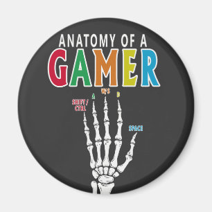 Anatomía De Un imán divertidísimo de esqueleto de