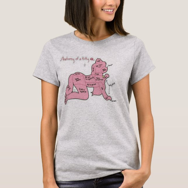 Anatomía de una camisa del gatito (Anverso)