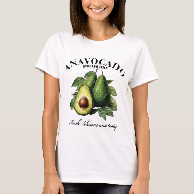 Anavocado de camisetas de mujeres (Anverso)