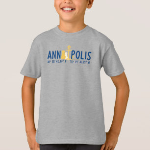 Ancántico de niño en camiseta de Annapolis