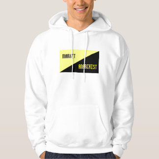 Ancapflag, mercado, sudadera con capucha del