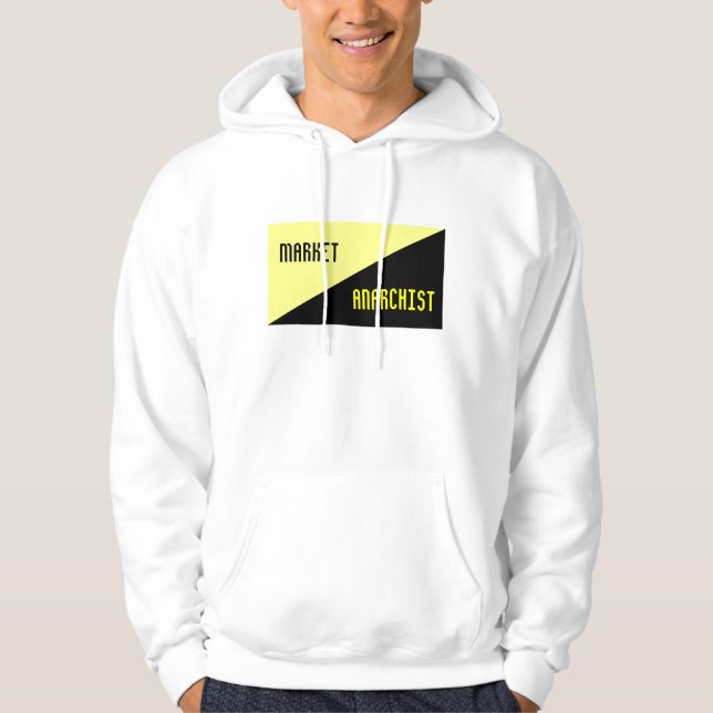 Ancapflag, mercado, sudadera con capucha del (Anverso)