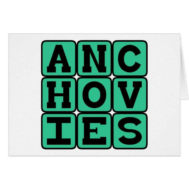 Anchoas, compras de pizza (Anverso (Horizontal))