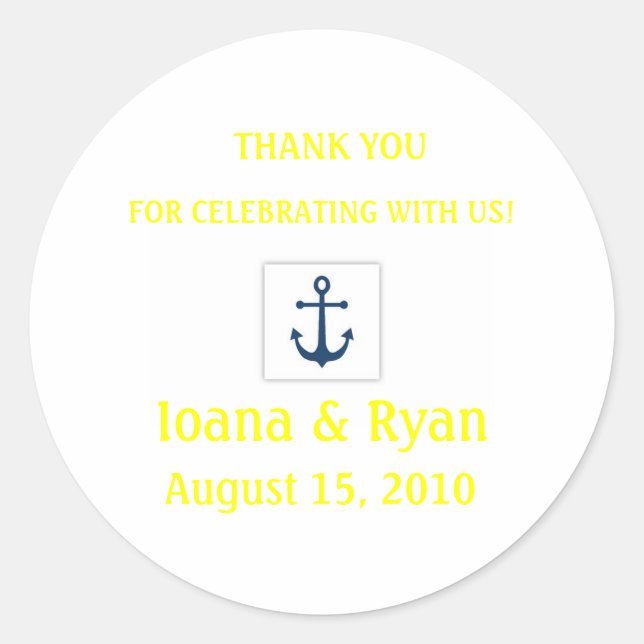 Anchor pegatina (Anverso)