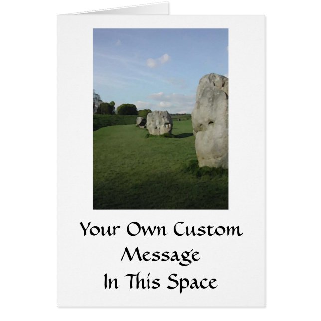 Anciano Círculo de Piedra. Avebury, Wiltshire, Ing (Frente)