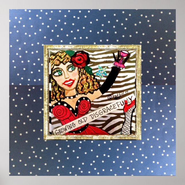 ANCIANO DE CRECIMIENTO DE posters DESGRACIADAMENTE (Frente)