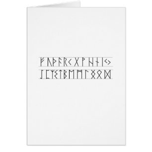 Anciano Futhark de las runas