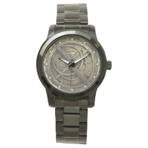 Anciano reloj astrolabio