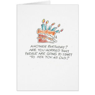 Ancianos preocupados por el pastel caído