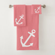 Ancla de amor coral nautical