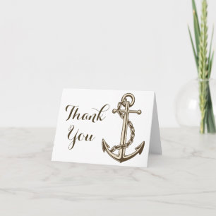 Ancla de barco de agradecimiento náutico Boda / Fi