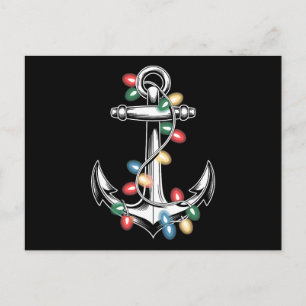 Ancla de Navidad Luces de Navidad Náutica Vela