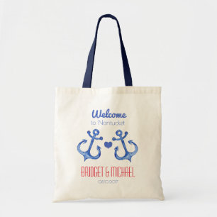 Ancla náutica Bolsa de bienvenida de boda de des