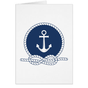 Ancla y cuerda elegantes