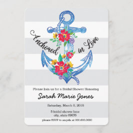 Anclado en amor Invitación a ducha de novia