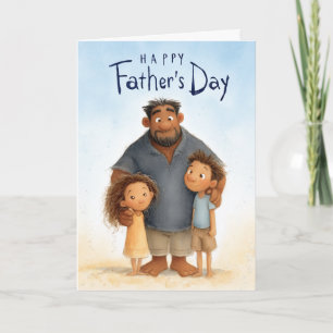 Anclado en el amor tarjeta del Día del Padre