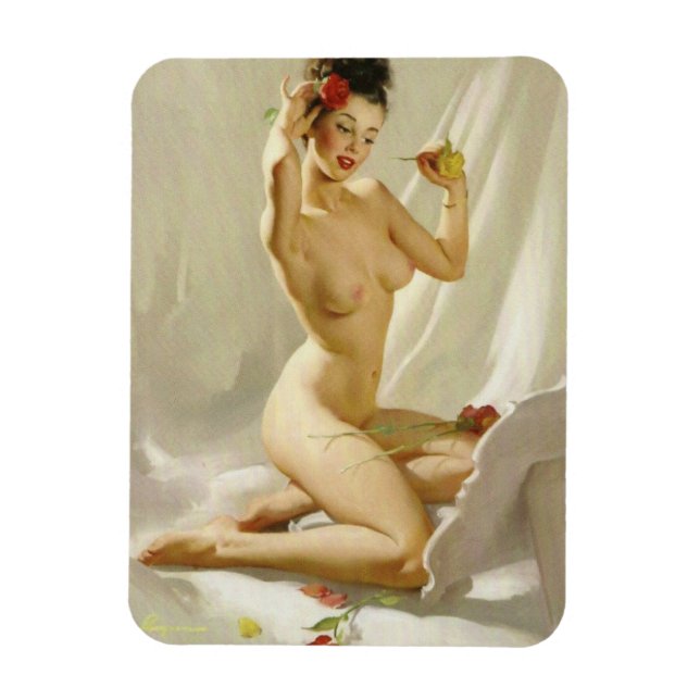 Anclaje de vintage hacia arriba Imán flexible Retr (Vertical)